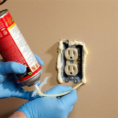 Foam Outlet Insulation Stops Cold Air Coming 